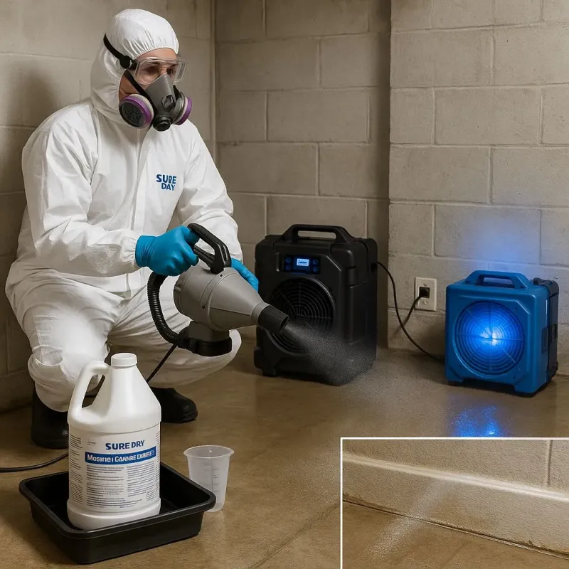 Sanitization and Odor Removal process in Twin Lakes, CA