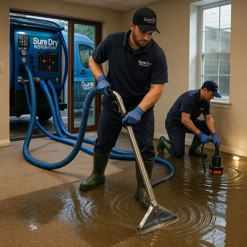 Water Extraction and Removal process in Twin Lakes, CA